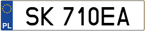 Truck License Plate